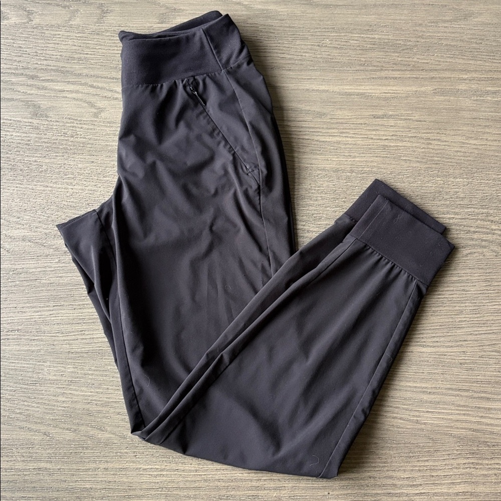 Athleta Jogger Pants | Size 4T | Dark Gray/Purple | Lightweight | Zip Pocket